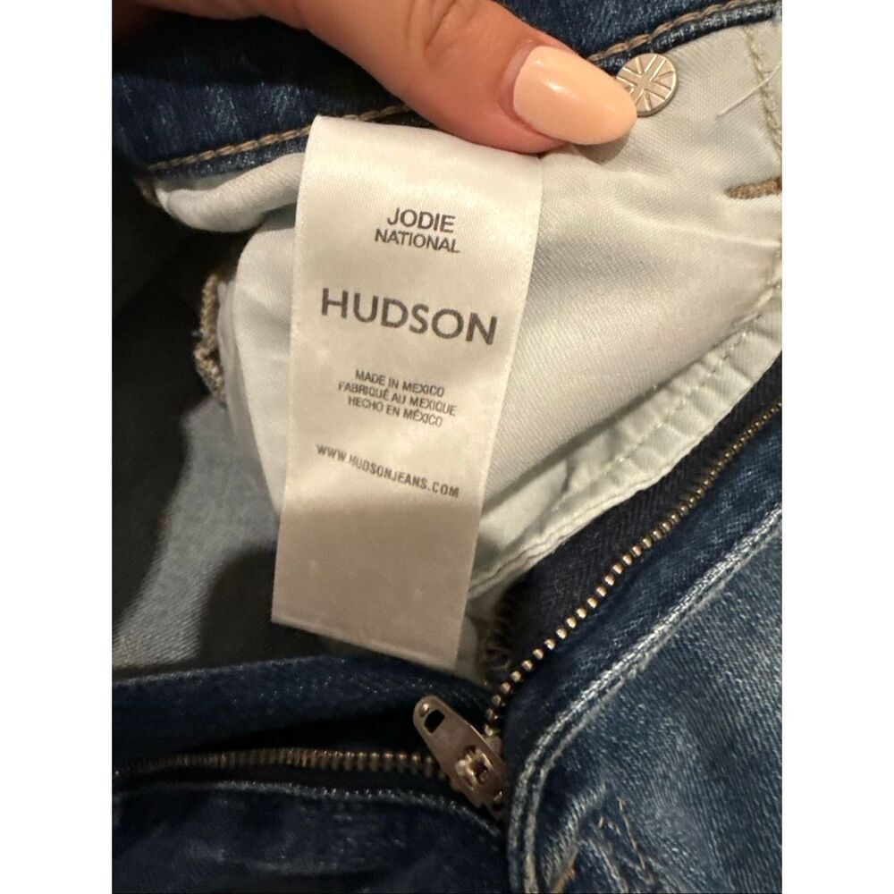 NWT Hudson Jeans HUDSON JEANS Jodie Loose Fit Wide Leg Track Pant Jeans National - Picture 8 of 10